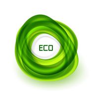 Abstract futuristic eco icon N2