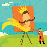 Painting the future self-portrait