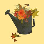 Flowers from Autumn Garden-Design Elements