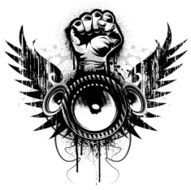 powered music