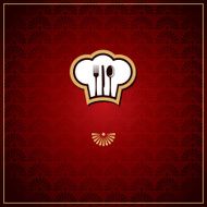 cutlery and chef&#039;s hat N2