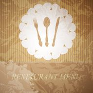 The concept of Restaurant menu N9