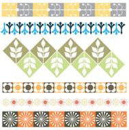 Floral Ornamental Borders (Vector) N2