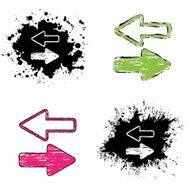 grunge icons - transfer