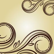 Vintage curled element N2