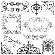 Wrought Iron Ornament Series N2