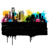 Colorful City Banner