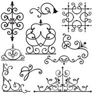 Wrought Iron Ornament Series N3