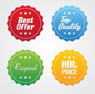 Colorful Promotional Labels N3