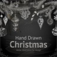 Hand Drawn Christmas elements N14