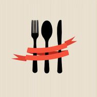 Restaurant menu template in retro style vector illustration N3
