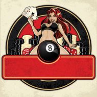 Aces High Casino Sign Lady Luck Version