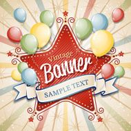 Vintage Banner N19
