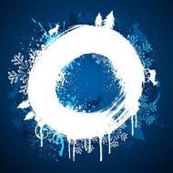 Winter paint ring design