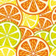 Seamless background - Orange and Lime