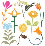 Floral Design Elements (Vector) N6