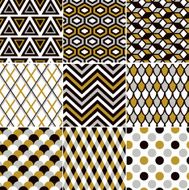 seamless geometric gold pattern N2