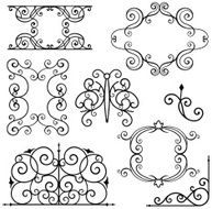 Wrought Iron Ornament Series N5