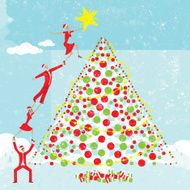 Star on Christmas Tree