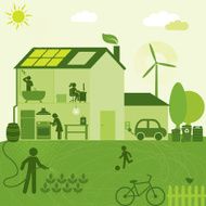 Eco-Friendly House (Green World Series) N2