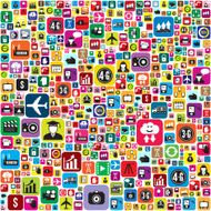 Business related infographics wallpaper background N2
