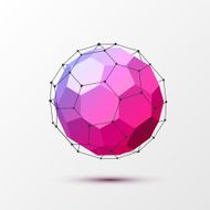 Geometrical background with black lines