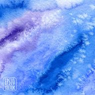 Blue watercolor background Vector illustration