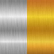 Aluminum And Gold Metal Background