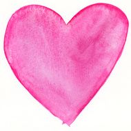 Pink painted heart N3