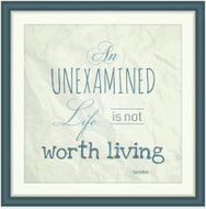 Quote An Unexamined Life is Not Worth Living