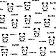 Cute panda vector Panda baby