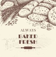 Hand drawn breads