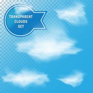 Transparent Clouds Set