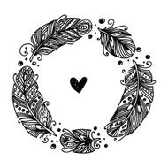 Feather vector frame