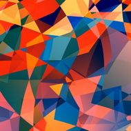 Abstract polygonal background design Shape set Shiny luxury Broken style
