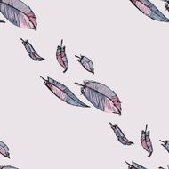 Seamless pattern with feathers N65