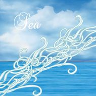 Marine decorative background