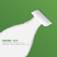 Torn rolled ripped paper vector illustration N2