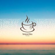 Menu for restaurant cafe bar coffee house N35