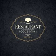Vintage logotype for restaurant bars coffee house cafeteria N2