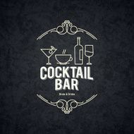 Vintage logotype for restaurant bars coffee house cafeteria N4
