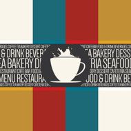 Menu for restaurant cafe bar coffee house N37
