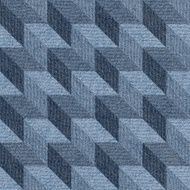 Abstract paneling pattern - seamless blue denim