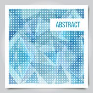 Layout page vector design template with abstract molecular connection theme