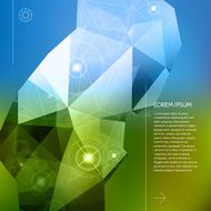 Abstract polygonal background N166