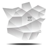Abstract paper background with triangles