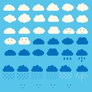 Vector clouds collection