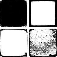 Vector TTV Grunge Border Background Texture Mix