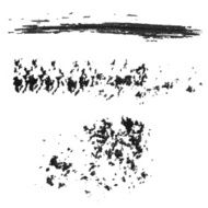 Different grunge brush strokes Vector N3