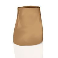 Crumpled Brown Paper Bag